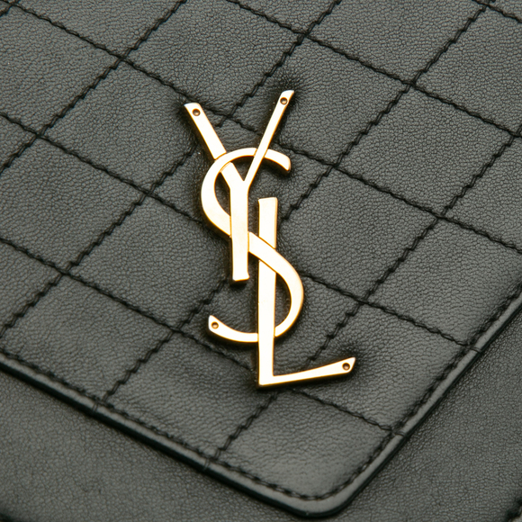 Pre-Loved Saint Laurent Quilted Lambskin Gaby Shoulder Bag - Picture 7 of 12